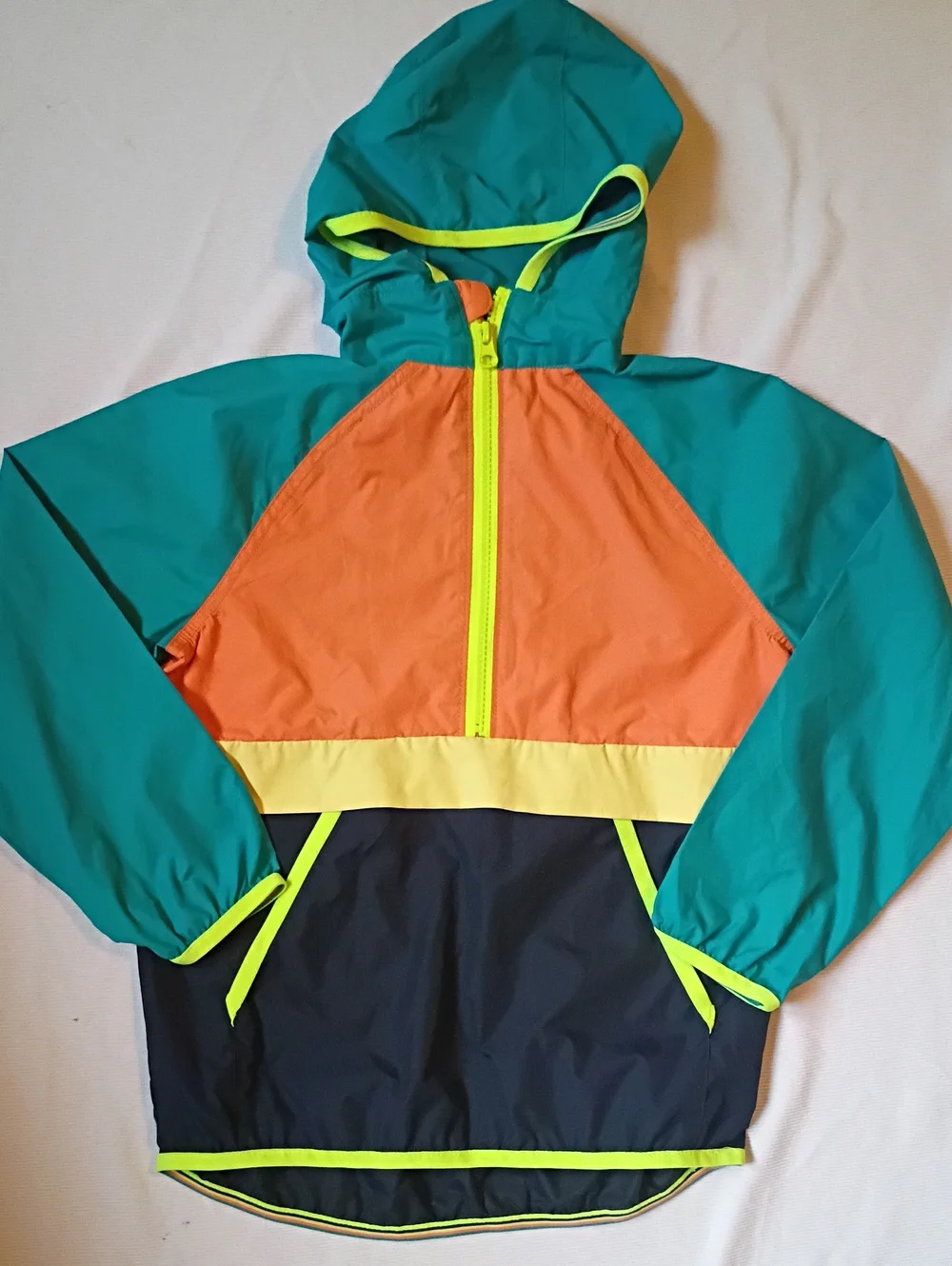 Gymboree Bright Color Black Windbreaker